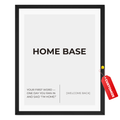 Personalized Family Wall Art Print: Custom Home Saying Poster and Canvas
