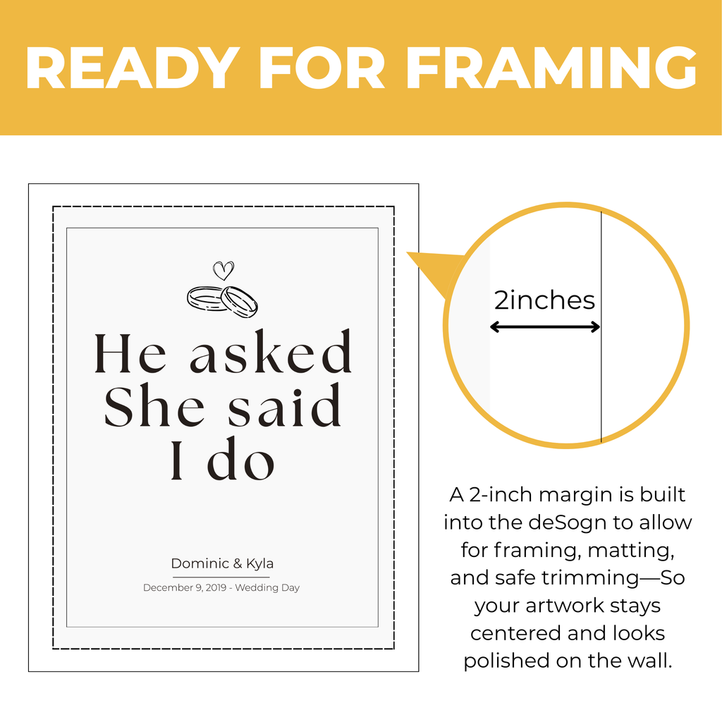 Personalized Wedding Quote Print: Custom Couple Name Poster and Canvas