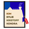 Personalized family home print with custom first names, family name and established year