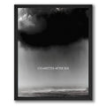 Wownic Cry music poster featuring stormy black-and-white ocean artwork and Cigarettes After Sex typography